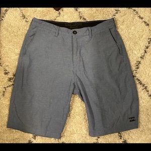 Gently used blue/gray Men’s Billabong Submersible Shorts